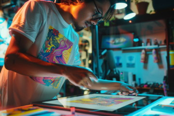 ygorpr An artist designing a custom t shirt on a digital tablet 8b787885 dcce 4a4a 8117 54bf9714de1f